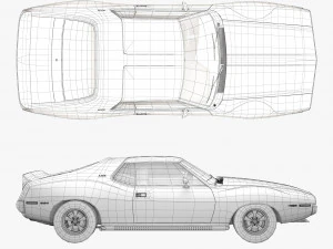 AMC AMX SST-1973 3D Model