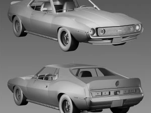 AMC AMX SST-1973 3D Model
