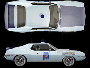AMC cirit eyalet polisi 3D Model
