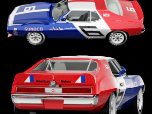AMC javelin sunoco 3D Model