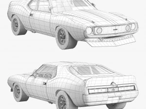 AMC javelin sunoco 3D Model