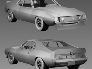 AMC javelin sunoco Model 3D
