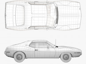 AMC javelin-1971 3D Model