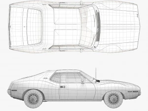 AMC javelin-1971 3D Model