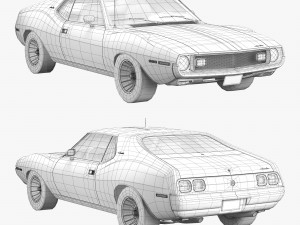 AMC javelin-1972 3D Model