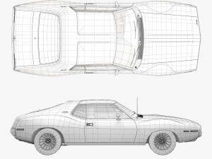 AMC javelin-1972 3D Model