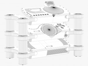Chord electronics etude-blu mkII-dave dac 3D Model