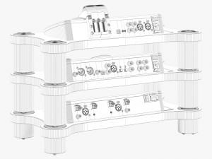 Chord electronics etude-blu mkII-dave dac 3D Model