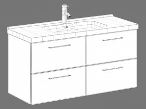 Ikea godmorgon washbasin 3D Model