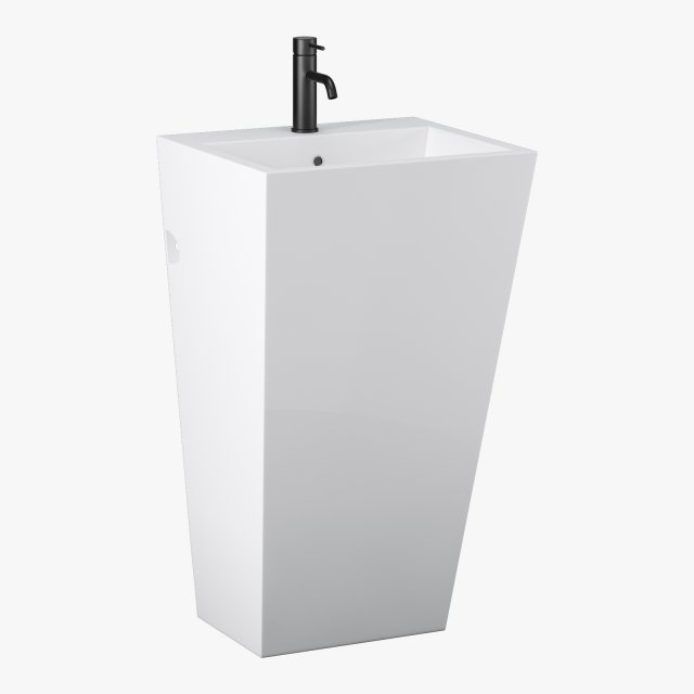 Newarc power 3813 washbasin Modelo 3D .c4d .max .obj .3ds .fbx .stl .blend 