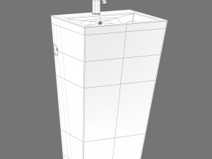 Newarc power 3813 washbasin Modelo 3D