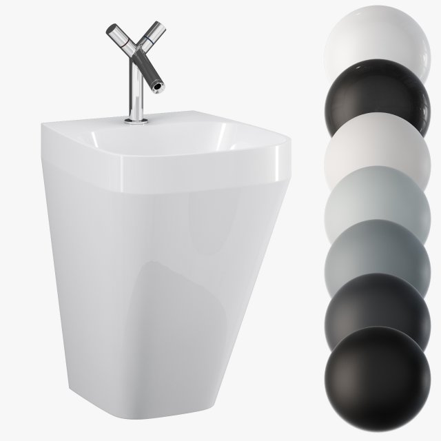 Simas baden baden bb 13 washbasin 3D-Modell .c4d .max .obj .3ds .fbx .stl .blend 