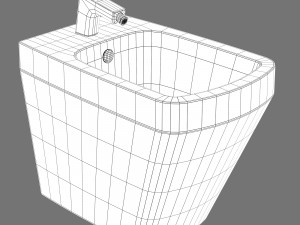 Simas baden baden bb 01 bb 04 toilet 3D मॉडल