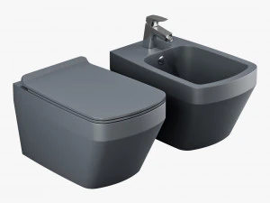 सिमास बाडेन बाडेन बीबी 18 बीबी 19 शौचालय 3D मॉडल