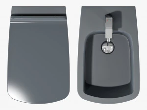 Simas baden baden bb 18 bb 19 toilet 3D Model