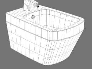 Simas baden baden bb 18 bb 19 toilet 3D Model