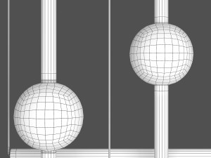 Domosvet design luminous tube ball 3D Model