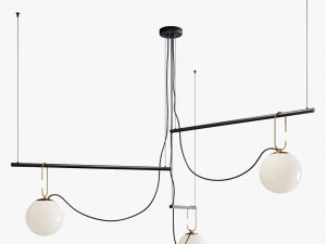 ドモスヴェット デザイン ポイント ブラック ゴールド 3Dモデル