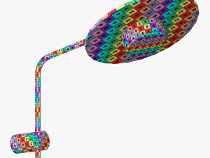 Nowodvorski disk I sconce Modello 3D