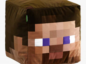 Minecraft ottoman set 001 3D Model