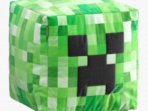 Minecraft ottoman set 001 3D Model
