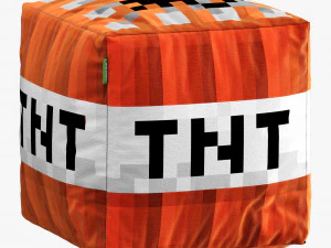 Minecraft ottoman set 001 3D Model