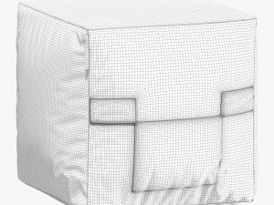 Minecraft ottoman set 002 3D 모델