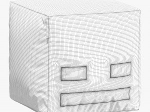 Minecraft ottoman set 003 3D Model