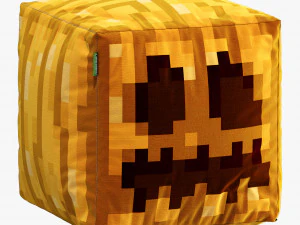 Minecraft ottoman set 004 3D Model