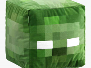 Minecraft ottoman set 004 3D Model