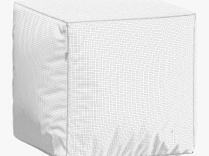 Minecraft ottoman set 004 3D Model