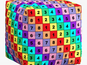 Minecraft ottoman set 004 3D Model