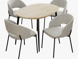 Halmar set 002 colorado table K-455 cair 3D Model