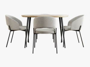 Halmar set 002 colorado table K-455 cair 3D 모델