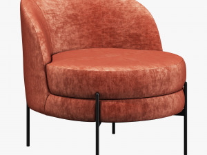 Vetro mebel bella rose armchair 3D Model
