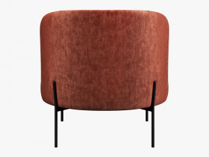 Vetro mebel bella rose armchair 3D Model