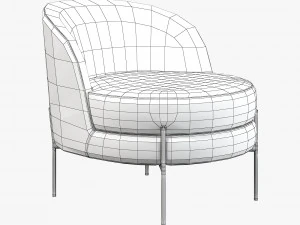 Vetro mebel bella rose armchair 3D Model