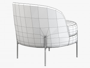 Vetro mebel bella rose armchair 3D Model