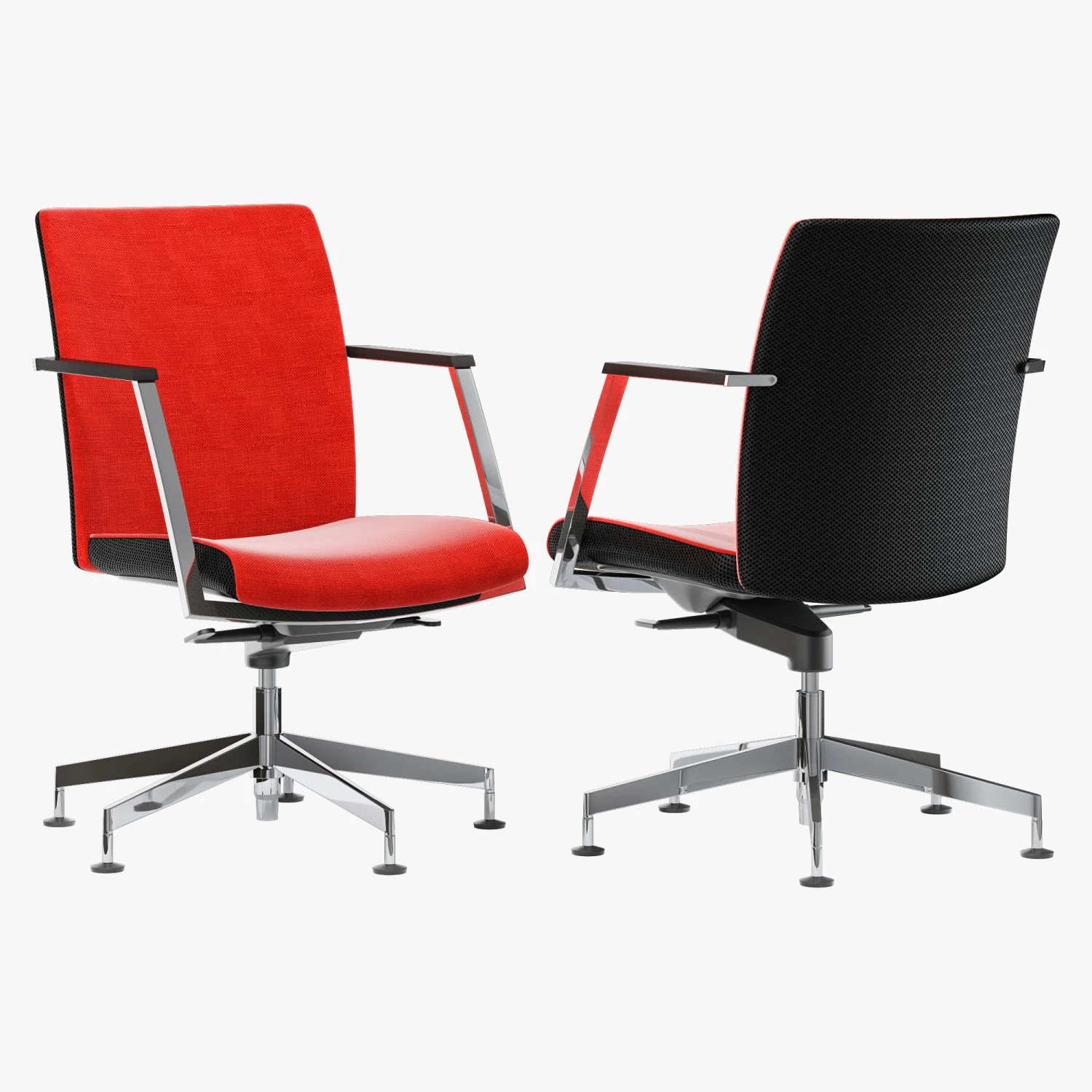 Dauphin high way comfort conference office chair 3D Model .c4d .max .obj .3ds .fbx .stl .blend 
