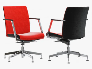 Dauphin high way comfort conference office chair 3D Model