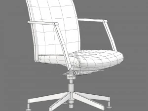 Dauphin high way comfort conference office chair 3D Model