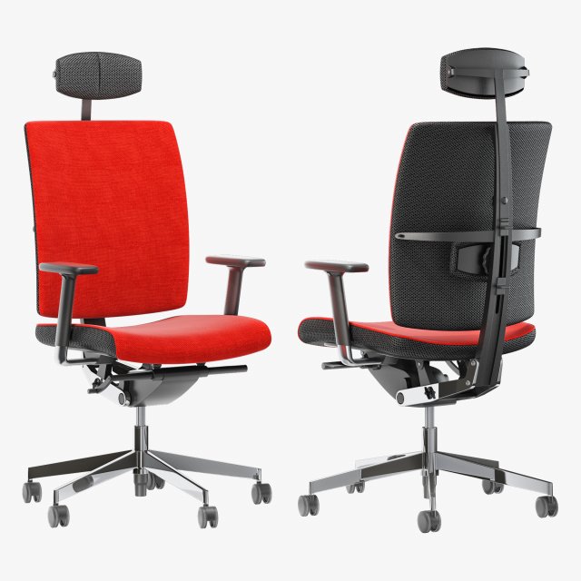 Dauphin high way comfort office chair Model 3D .c4d .max .obj .3ds .fbx .stl .blend 