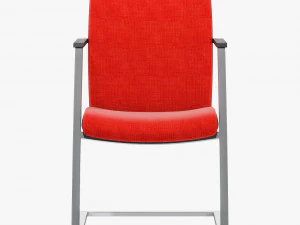 Dauphin high way comfort visitor office chair 3D Model
