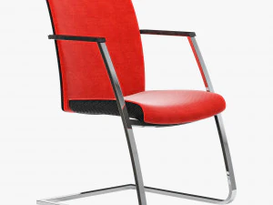 Dauphin high way comfort visitor office chair 3D Model
