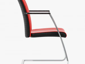 Dauphin high way comfort visitor office chair 3D Model