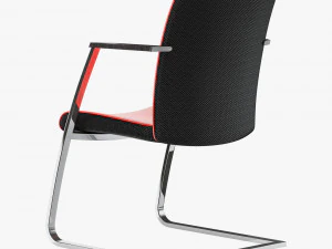 Dauphin high way comfort visitor office chair 3D Model
