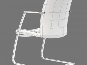Dauphin high way comfort visitor office chair Modèle 3D