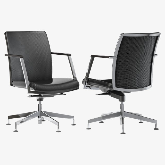 Dauphin high way executive conference office chair Modelo 3D .c4d .max .obj .3ds .fbx .stl .blend 