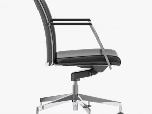 Cadeira de escrit&oacute;rio para confer&ecirc;ncia executiva Dauphin High Way Modelo 3D