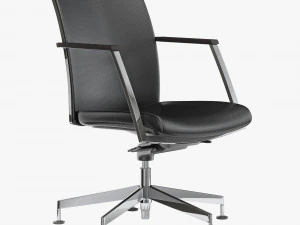 Cadeira de escrit&oacute;rio para confer&ecirc;ncia executiva Dauphin High Way Modelo 3D